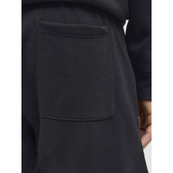 JJ REBEL Gorm Rebel Logo Sweat Shorts - Sort