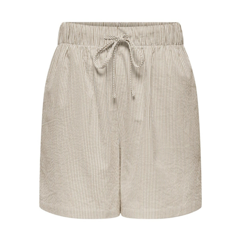 ONLY Augusta Shorts - Feather Gray / Cloud Dancer