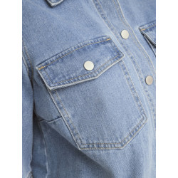 ONLY Belle Denim Skjorte - Light Blue Denim