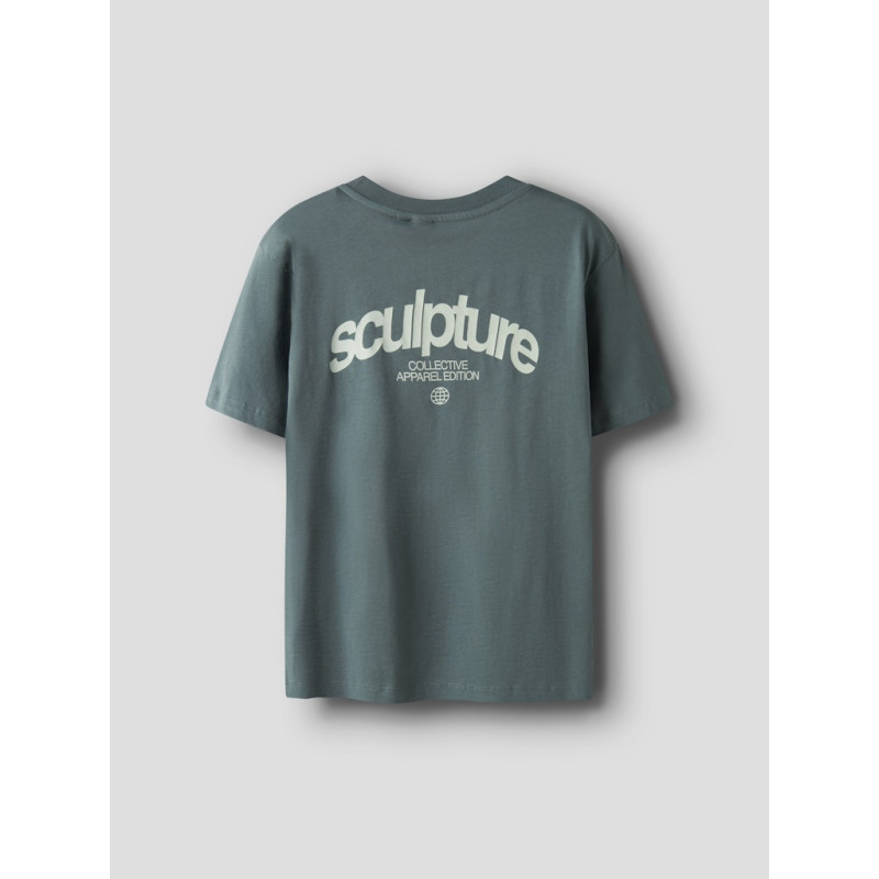 NAME IT Hure T-Shirt - Silver Pine