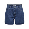 ONLY Venus Denim Mom Shorts - Medium Blue Denim