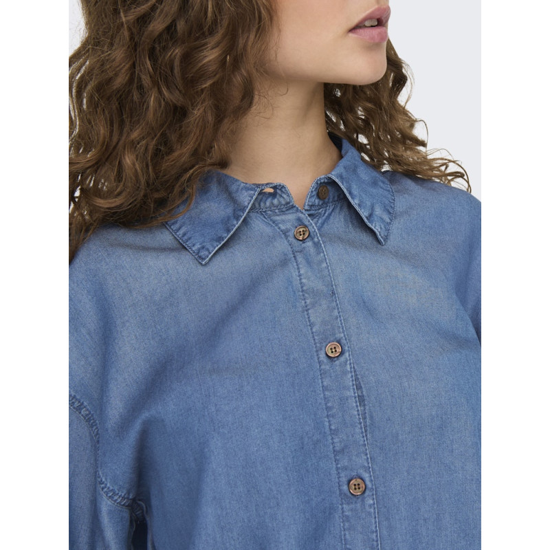 ONLY Charis Life Skjorte - Medium Blue Denim ONLY Charis Life Skjorte - Medium Blue Denim