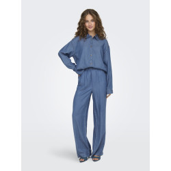 ONLY Charis Life Skjorte - Medium Blue Denim ONLY Charis Life Skjorte - Medium Blue Denim