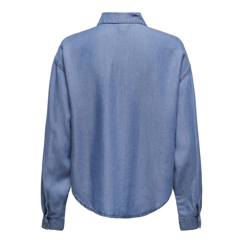 ONLY Charis Life Skjorte - Medium Blue Denim ONLY Charis Life Skjorte - Medium Blue Denim