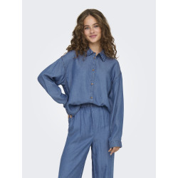 ONLY Charis Life Skjorte - Medium Blue Denim ONLY Charis Life Skjorte - Medium Blue Denim