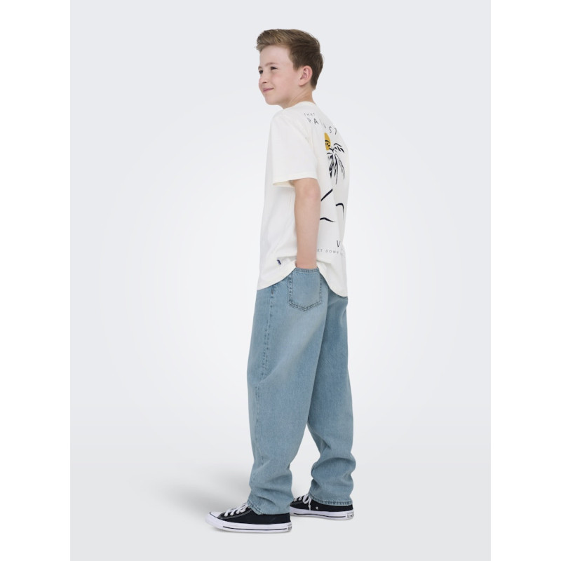 ONLY & SONS JUNIOR Fade Loose LB 3373 Jeans - Light Blue Denim