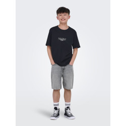 ONLY & SONS JUNIOR Edge MG 2790 Denim Shorts - Medium Grey Denim