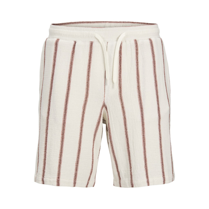 JACK & JONES JUNIOR Jaiden Coba Stribede Jogging Shorts - Arabian Spice