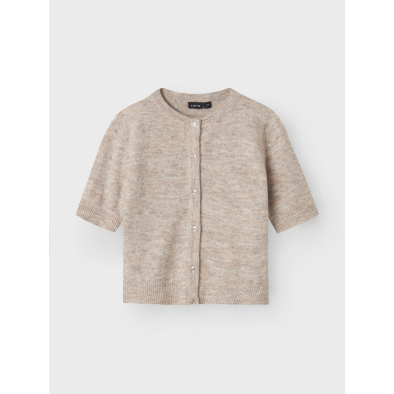 LMTD Flodet Kort Strik Cardigan - Peyote