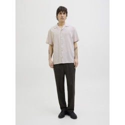 JACK & JONES ESSENTIALS Summer Resort Skjorte - Crockery