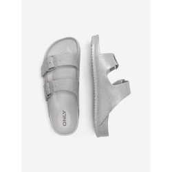 ONLY SHOES Christy Glitter Eva Sandaler - Silver