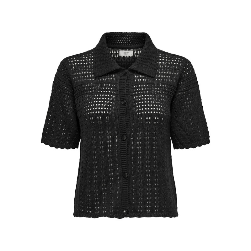 JDY Robin Strikket Cardigan - Sort