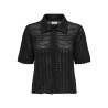 JDY Robin Strikket Cardigan - Sort