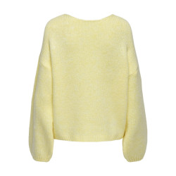 JDY Dinea L/S Vendbar Strik Pullover - Pastel Yellow