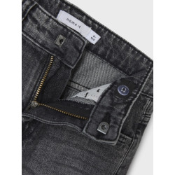 NAME IT KIDS Silas Denim Shorts 7998 - Dark Grey Denim