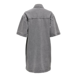 ONLY Sophie S/S Oversized Denim Kjole - Medium Grey Denim