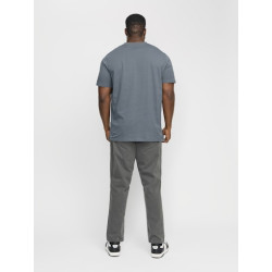 JACK & JONES PLUS - Vesterbro Tee - Stormy weather