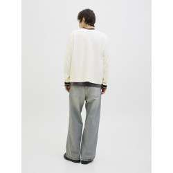 JACK & JONES CORE Horizon Sports Sweatshirt - Cloud Dancer