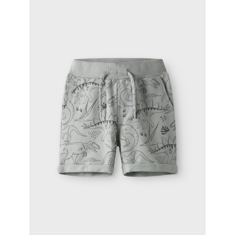 NAME IT MINI Vermo Sweat Shorts - Aqua Gray