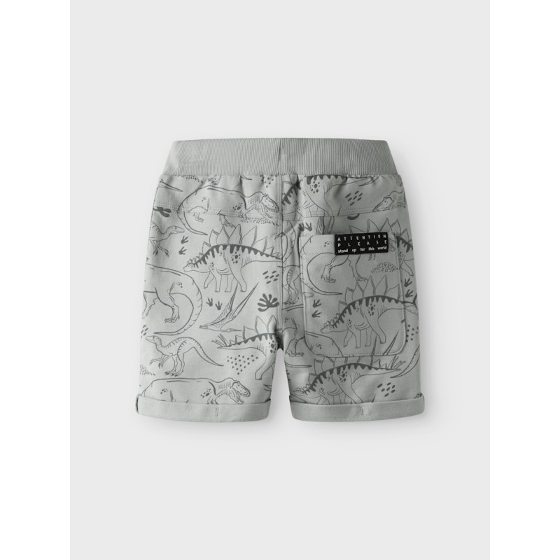 NAME IT MINI Vermo Sweat Shorts - Aqua Gray