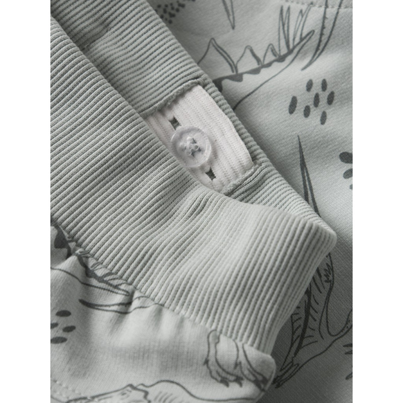 NAME IT MINI Vermo Sweat Shorts - Aqua Gray