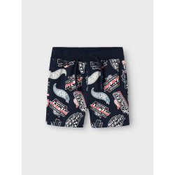 NAME IT MINI Ary Hotwheels Shorts - Navy Blazer