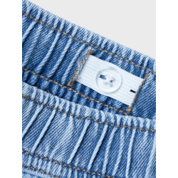 NAME IT - Ben Bermuda Denim Shorts - Light Blue Denim