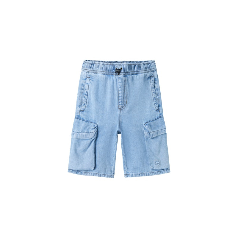 NAME IT - Ben Bermuda Denim Shorts - Light Blue Denim