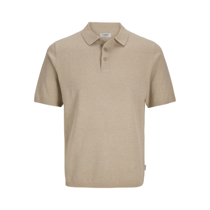 JJ REBEL Callum Strik Polo S/S - Crockery