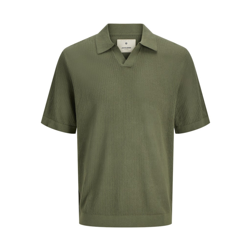 JACK & JONES PREMIUM Bluoliver Strik Polo - Four Leaf Clover
