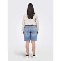 ONLY CARMAKOMA Sonny Denim Shorts NAS843 - Light Blue Denim