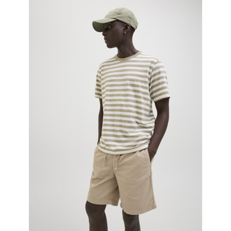 JACK & JONES Jaiden Campaign Hybrid Hør Shorts - Crockery JACK & JONES Jaiden Campaign Hybrid Hør Shorts - Crockery
