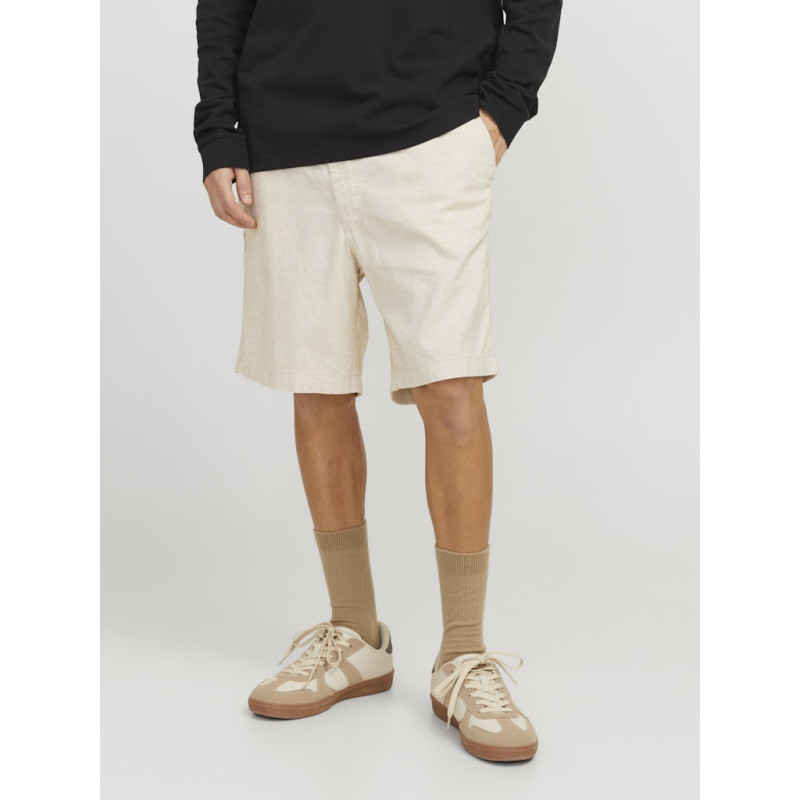 JACK & JONES Jaiden Campaign Hybrid Hør Shorts - Moonbeam JACK & JONES Jaiden Campaign Hybrid Hør Shorts - Moonbeam
