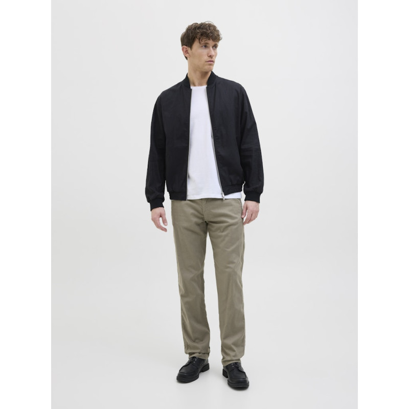 JACK & JONES Kane Hybrid Bondi Hør Joggingbukser - Dusty Olive JACK & JONES Kane Hybrid Bondi Hør Joggingbukser - Dusty Olive