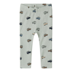 NAME IT BABY Hukab Long John Leggings - Aqua Gray