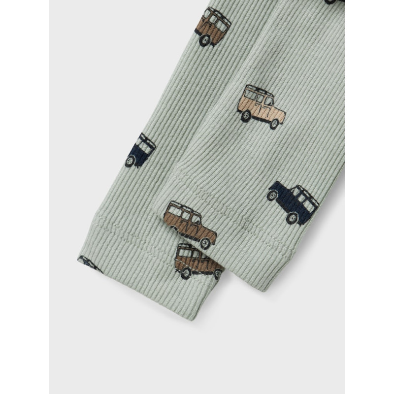 NAME IT BABY Hukab Long John Leggings - Aqua Gray