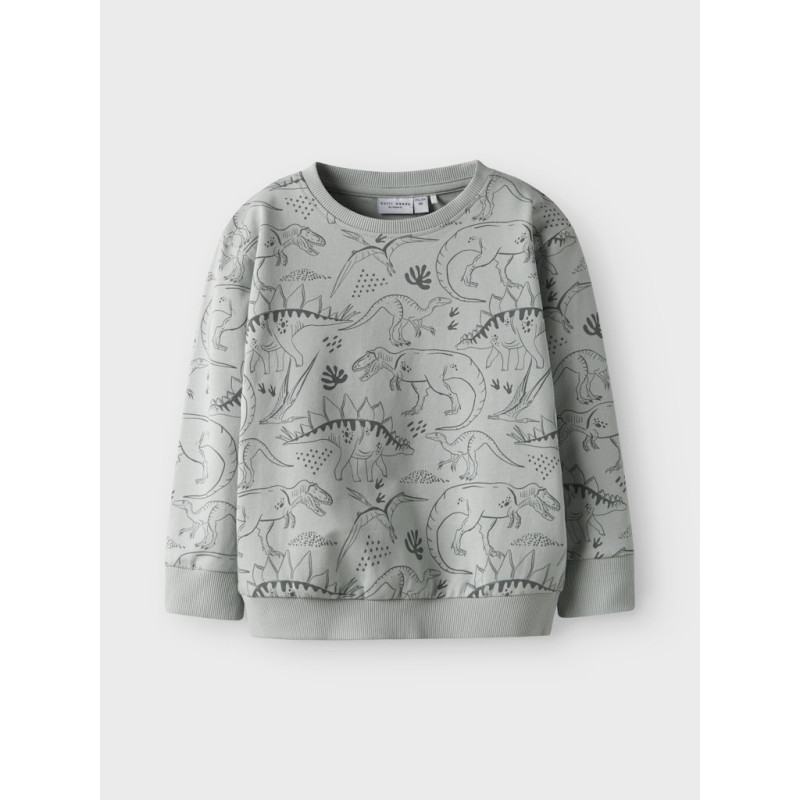 NAME IT MINI Vermo L/S Sweatshirt - Aqua Gray