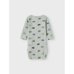 NAME IT Baby Hukab Bodystocking - Aqua Gray
