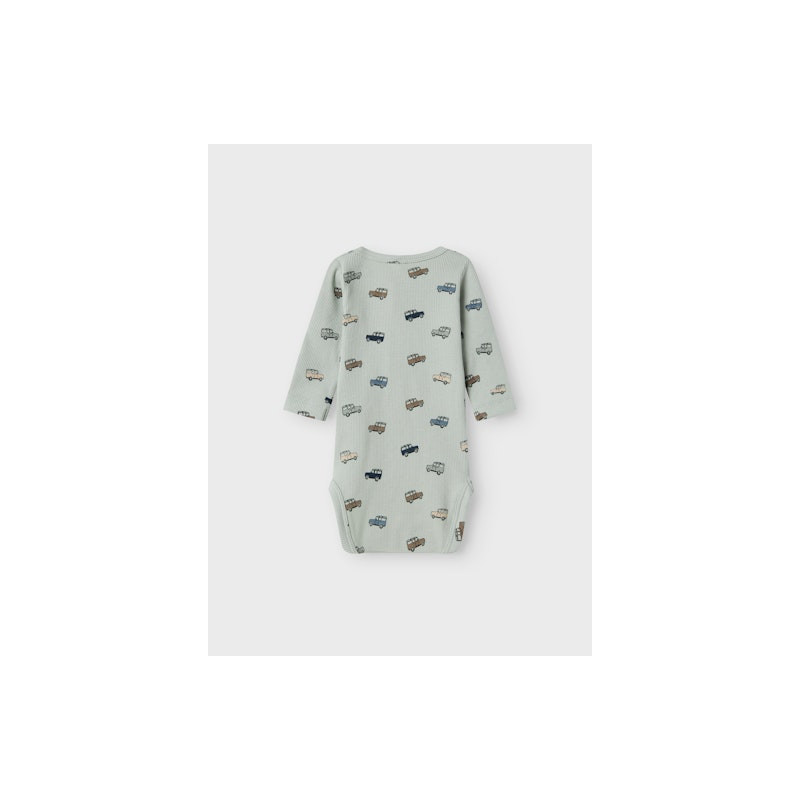 NAME IT Baby Hukab Bodystocking - Aqua Gray