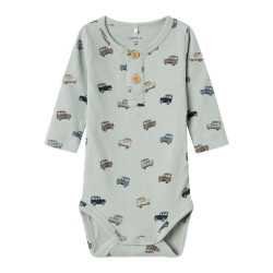 NAME IT Baby Hukab Bodystocking - Aqua Gray