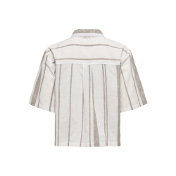 JDY Dorthea Skjorte - Cloud Dancer / Shitake