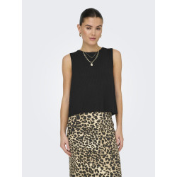JDY Alexandra S/L Vendbar Binde Top - Sort JDY Alexandra S/L Vendbar Binde Top - Sort
