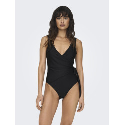 ONLY Julie Wrap Tie Badedragt - Sort