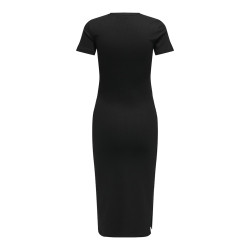 ONLY Belfast S/S Midi Kjole - Sort