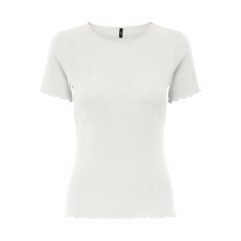 ONLY Tenna S/S Top - Cloud Dancer
