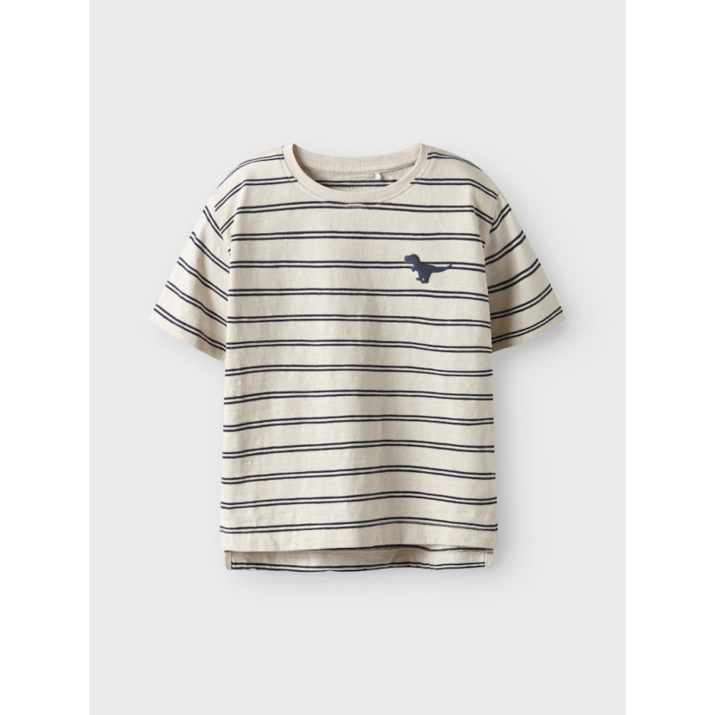 NAME IT MINI Voby T-shirt - Whitecap Gray / Navy Blazer NAME IT MINI Voby T-shirt - Whitecap Gray / Navy Blazer