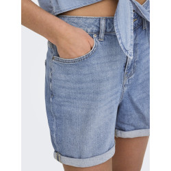 ONLY Josephine Stretch Denim Shorts - Light Blue Denim