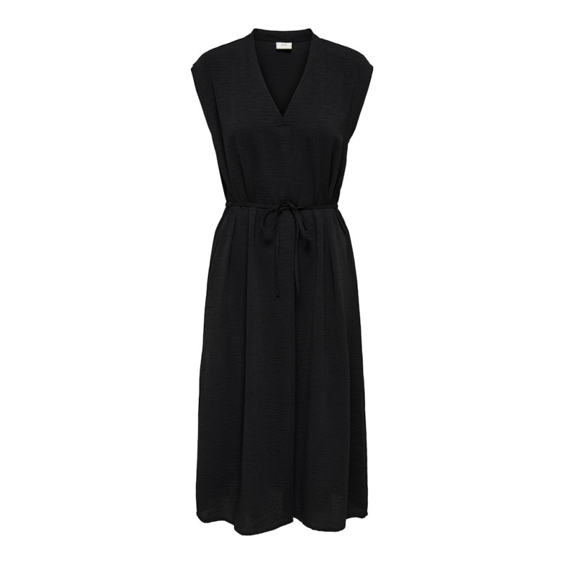 JDY Divya S/L Midi Kjole - Sort