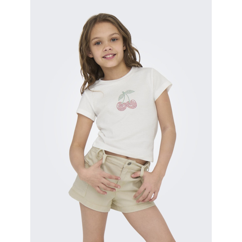 KIDS ONLY Kira Bling Baby T-shirt - Cloud Dancer KIDS ONLY Kira Bling Baby T-shirt - Cloud Dancer