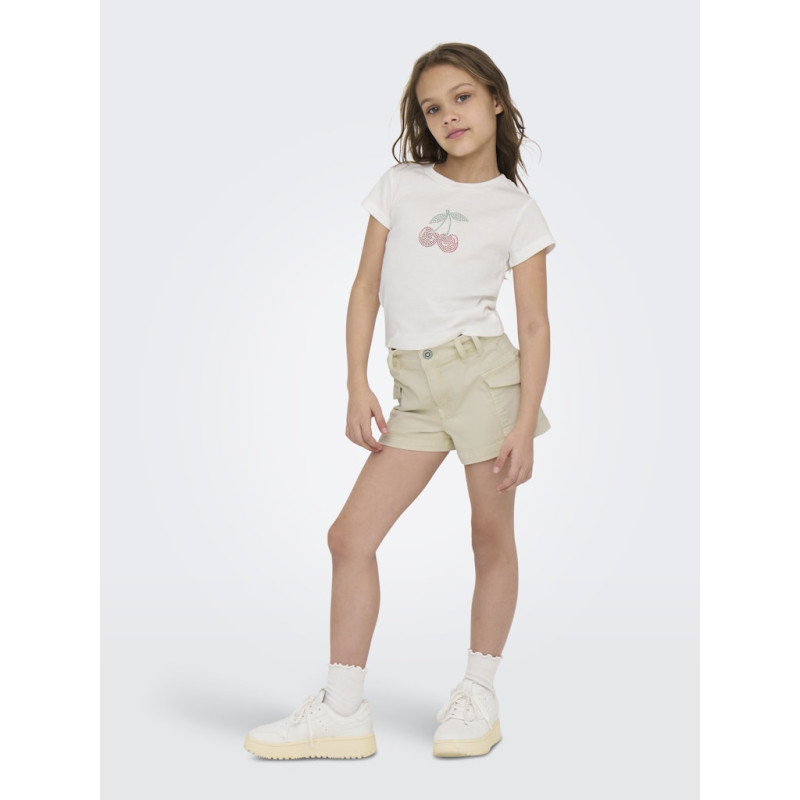 KIDS ONLY Kira Bling Baby T-shirt - Cloud Dancer KIDS ONLY Kira Bling Baby T-shirt - Cloud Dancer